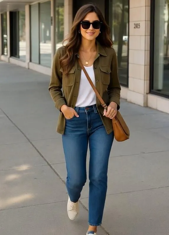 High-Waisted Blue Skinny Jeans